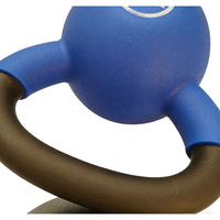 Ensemble de kettlebells réglables en fonte VIGFIT, vente en gros, 4-20 kg, revêtement PVC, vinyle, néoprène, codage couleur, entraînement de force commercial