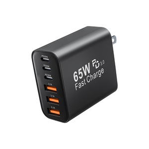 <span class=keywords><strong>Cargador</strong></span> rápido HYTO USB <span class=keywords><strong>C</strong></span> de 65W con 6 puertos, adaptador de corriente para Reino Unido + enchufe de pared, enchufe de carga <span class=keywords><strong>tipo</strong></span> <span class=keywords><strong>C</strong></span> - Product Image 1