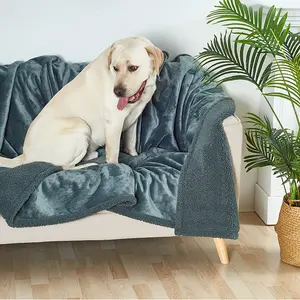 Soft Plush Throw Car Bed Machine Washable waterproof dog blanket pet blanket