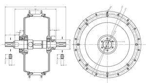 Moteur de moyeu de vélo électrique <span class=keywords><strong>QS</strong></span> <span class=keywords><strong>205</strong></span> 50H V3 4T <span class=keywords><strong>5T</strong></span> 6T avec jante MTX 26'' - Product Image 6