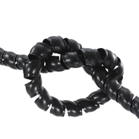 Organizador de línea Protección de tuberías Envoltura en espiral flexible Cable de bobinado Protector de alambre Cubierta de manga Tubo Pet Bite