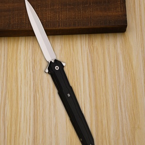 Couteau pliant tactique d'extérieur de qualité industrielle OEM personnalisable, lame en alliage de zinc, manche en plastique Rozas pour le camping et la survie - Product Image 3