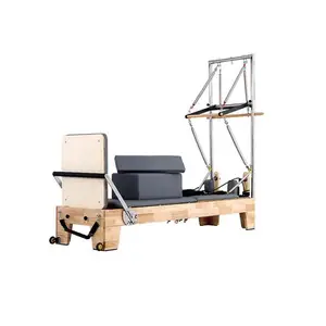 Dubbele Glijbaan Fitness Yoga Apparatuur Pilates Beweging Reformer Fitness Machine Halve Toren Vormmachine Pilates