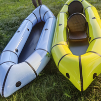 Prix usine 4.5kg TPU Pack Radeau 3m Bateau gonflable léger pour 2 personnes