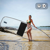 Hiby — planche de Surf supérieure à 11 pieds, Paddle avec support Transparent, livraison gratuite