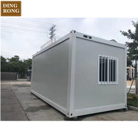 Mocassin de luxe en acier inoxydable, une chambre à coucher, prêt à transporter, à bas prix, petites maisons modulaires, maison prédestinée
