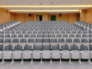 Cadeira de Auditório Moderna em Aço e Plástico com Design Ecológico para Mobiliário Escolar - Product Image 4