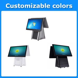 Liverdol Màn hình kép <span class=keywords><strong>Windows</strong></span> POS thiết bị đầu cuối với 15.6 "Màn hình cảm ứng và 80 mét Máy in nhiệt cho bán lẻ và nhà hàng - Product Image 5