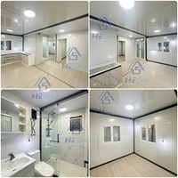 Nuevo Diseño Casa Contenedor Prefabricada Expandible de 40 y 20 Pies con 1, 2, 3, 4 o 5 Dormitorios, Jardín, en Venta, Casa Móvil, Anexo
