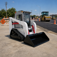 Harga Pabrik Mini Skid Steer Loader Aksesoris Penyapu Magnetik dan Bucket Salju