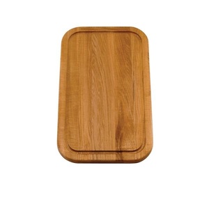 Planche à découper en bois naturel personnalisée, rectangulaire, résistante au lave-vaisselle, avec poignées - Product Image 6