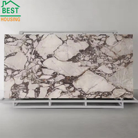 Carrelage en pierre frittée de grande taille 1600x3200mm, design marbre italien, pour mur