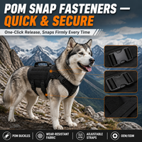 En stock, harnais pour chien MOLLE en Oxford 900D respirant, rembourré, réglable, avec boucles à dégagement rapide, pour chien de travail de taille moyenne
