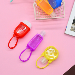 Silikon el dezenfektanı şişesi kap el dezenfektanı depolama seyahat banyo ürünleri - Product Image 6