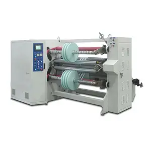 Fabric Rolls Slitter Film Rewind Non Woven Jumbo Thermal Paper Roll Tape Slitting Rewinding Machine