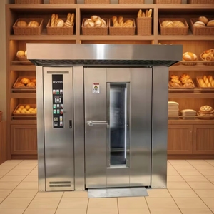 Forno Rotante Industriale per <span class=keywords><strong>Pizza</strong></span> a 16/32/64 Teglie, Elettrico/Gas/Diesel, Attrezzatura per Cottura su Larga Scala, Adatto per Panifici - Product Image 2