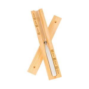 <span class=keywords><strong>Sablier</strong></span> rotatif visuel <span class=keywords><strong>en</strong></span> bois de pin pour sauna sec mural moderne et écologique de 15 minutes - Product Image 1