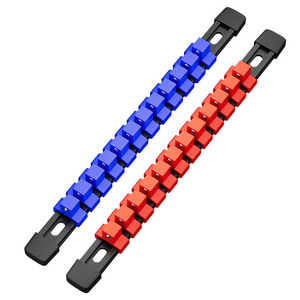 Niu Xiang Magnetic Tool Sleeve Holder Set Metric Imperial Mini Size Cabinet Organizer For <b>Workshop</b> <b>Storage</b> - Product Image 3