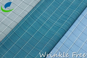 Thiết Kế Nếp Nhăn Miễn Phí Căng Dệt Sợi Nhuộm Ưa Thích Kiểm Tra Dệt Vải Cho <span class=keywords><strong>shirting</strong></span> - Product Image 4