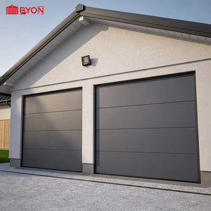 <span class=keywords><strong>Porte</strong></span> de <span class=keywords><strong>garage</strong></span> sectionnelle isolée à vue complète en aluminium et acier, style moderne, haute qualité, <span class=keywords><strong>meilleur</strong></span> prix, avec panneau encastré. - Product Image 6