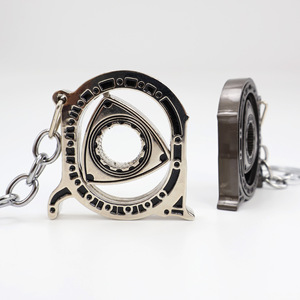 Mazda Rotary <strong>Engine</strong> Keychain Fashionable Metal Pendant Enamel UV Printing Cars Cross-Border Key Ring Featuring Leather Crystal - Product Image 3