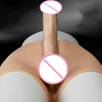 Sangle réaliste sur gode harnais gode culotte Silicone portable gode sous-vêtements lesbienne Sex Toy transgenre vêtements pour Couple