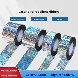 Sıcak satış açık meyve bahçesi anti-kuş aracı PET kuş-şaşırtıcı şerit lazer kuş-savucu özel yansıtıcı flaş kuş geçirmez kemer - Product Image 4