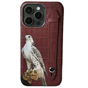 เคสโทรศัพท์หนังจระเข้ออกแบบแฟชั่นคุณภาพสูงคุณภาพสูงสําหรับ iPhone <span class=keywords><strong>14</strong></span> <span class=keywords><strong>pro</strong></span> <span class=keywords><strong>max</strong></span> พร้อมสายคล้อง - Product Image 1
