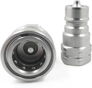 Vente directe d'usine Blince 1/2 pouces NPT filetage 1/2 pouces Ag hydraulique connexion rapide coupleur femelle robinet à tournant sphérique - Product Image 3