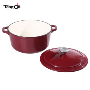 <span class=keywords><strong>Cocotte</strong></span> en <span class=keywords><strong>fonte</strong></span> <span class=keywords><strong>émaillée</strong></span> à double poignée, avec réduction en gros, pour les grands magasins - Product Image 4