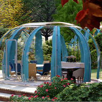 Tente de chapiteau de 6M de diamètre géométrique, tente de dôme Portable, Structures de jardin, Igloo, tente de dôme géométrique 10x10