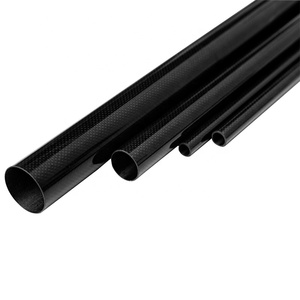 Grand <span class=keywords><strong>tube</strong></span> en fibre de carbone arbre de queue 3k tissu sergé <span class=keywords><strong>Tube</strong></span> conique pour queue de billard/arbre/blanc avec cône Pro - Product Image 3