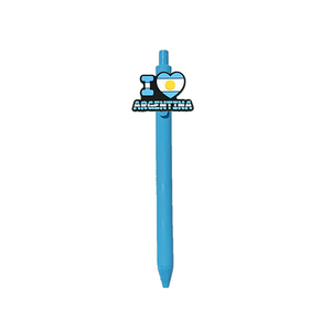 Bolígrafo de PVC Suave con Diseño de Balón de Fútbol de Dibujos Animados, Regalo Promocional de la Serie Zona de Fans de Argentina, con Logotipo Personalizado - Product Image 3