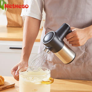 7-Gang Wiederaufladbarer Handmixer 60 Watt Kabelloser Handmixer 6000mAh Tragbarer Mixer DC-Motor Digitale Anzeige - Product Image 6