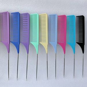 Hot bán pintail làm nổi bật lược tùy chỉnh chia tay lược với logo thép không gỉ pintail Lược - Product Image 1