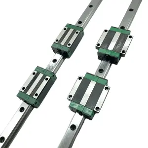 Hgw45 guide lineari slider rails block cuscinetto HGW45HA HGW45CA blocchi di guida lineare 1m 2m 3m 4m guida lineare fresatura cnc