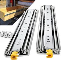 4x4 Off Road Camper Modification 76mm Lockable Heavy Duty Drawer Slide Full Extension Drawer Rail For RV Vehicle Storage Cabinet