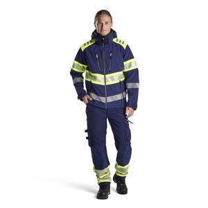 BLAKLADER-Chaqueta Softshell Hi-Vis 449425138933M Azul marino/Amarillo-EAN 7330509801079 ROPA DE TRABAJO DE LA HI-VIS - Product Image 3