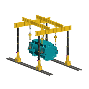 Le CE ISO a certifié le moteur hydraulique monté sur rail de grue de portique 45 tonnes capacité de 70 tonnes équipement de manutention résistant à télécommande - Product Image 3