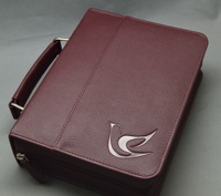 Nouveauté Produit le plus précieux Couverture biblique en cuir véritable de haute qualité avec fermeture éclair Couverture de livre Design haut de gamme Sac à main