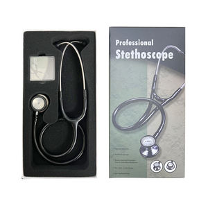 Портативный ручной анероид из нержавеющей стали, сфигмоманомет, медсестра, BP, стетоскоп с двумя головками, длинный выигрыш LWS-01, Сертифицированный класс II для взрослых - Product Image 6