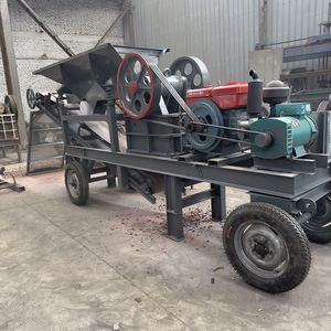 Fabrika Fiyatı Madencilik Makinesi PE250x400 Mobil Kaya Kırıcı Makinesi Portatif Mini Küçük Çeneli Kırıcı - Product Image 2