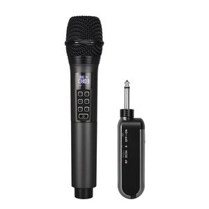 2021 nuevos Karaoke hablando eco agudos bajo micrófono inalámbrico para cantar - Product Image 4