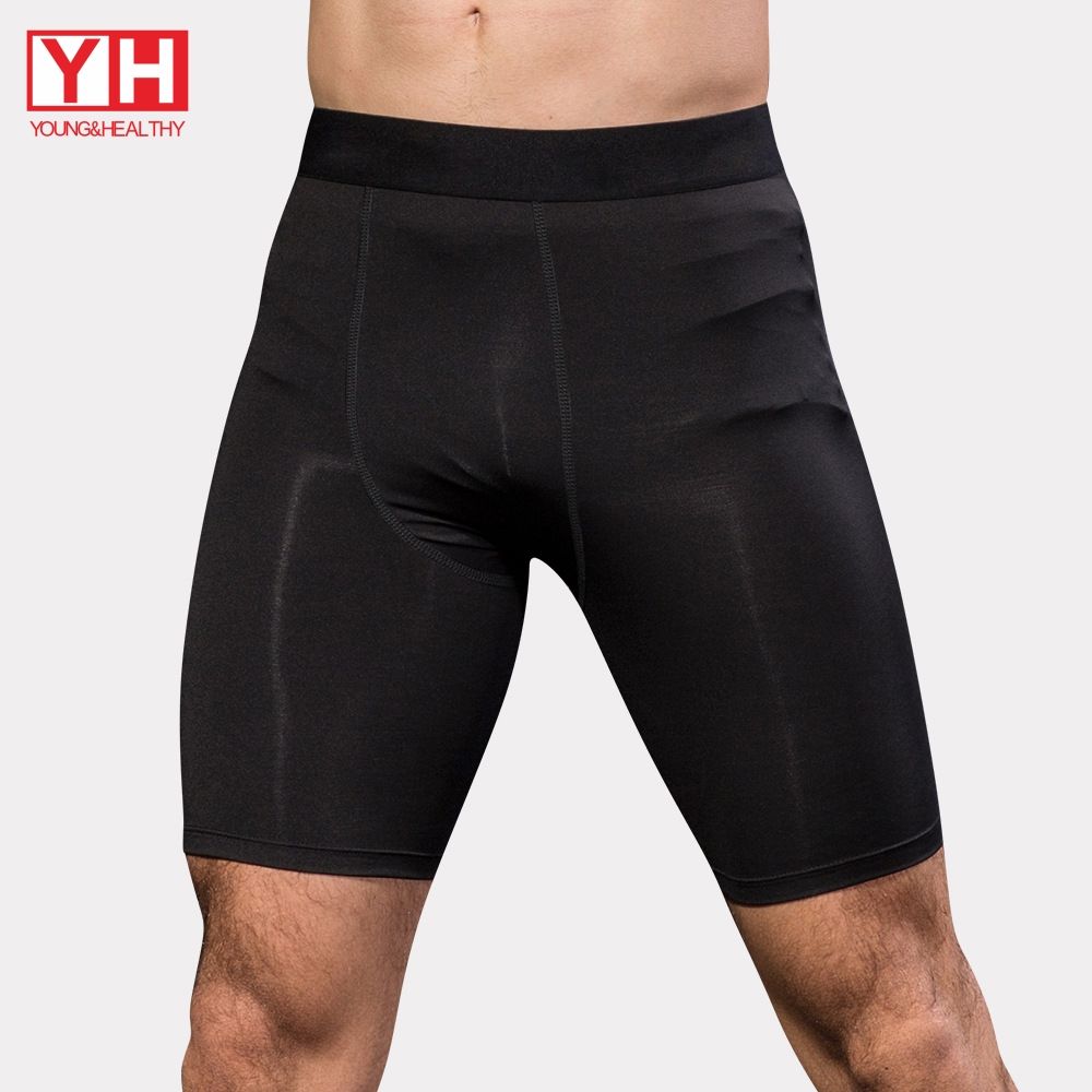 Short de compression de gymnastique pour hommes, sport, course à