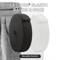 Sangle en polyester enduite élastique haute résistance et durable pour l'habillement