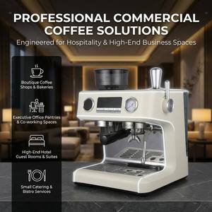 Máquina de Espresso Profesional de Doble Caldera con Control de Temperatura PID <span class=keywords><strong>para</strong></span> Cafeterías de Alta Gama y Baristas Caseros - Product Image 1
