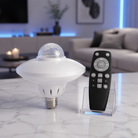 Ampoule de projecteur E27 B22 avec base, motif personnalisé, film galaxie remplaçable pour la décoration de fêtes