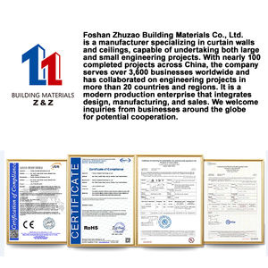 Fournisseur technique standard de haute qualité et à bas prix, façades en aluminium de différentes formes, revêtement extérieur - Product Image 2