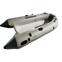 Certifié CE 3.3m(11ft) coque en fibre de verre V profond RIB330 bateau PVC gonflable bateau de pêche à grande vitesse à vendre