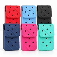 Pochette de téléphone EVA, accessoire, 11,5x3x18,5cm, mini sac à bandoulière perforé imperméable pour la plage et les voyages, vente en gros